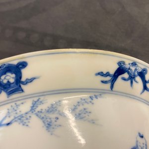 Deux bols en porcelaine de Chine en bleu et blanc, Kangxi — photo 14