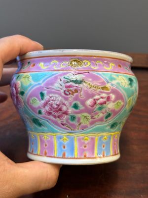 Deux bols en porcelaine de Chine famille rose pour le marché Straits ou Peranakan, 19ème — photo 10