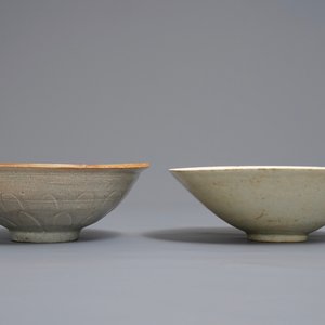 Deux bols en porcelaine de Chine qingbai à décor incisé, Song — photo 2