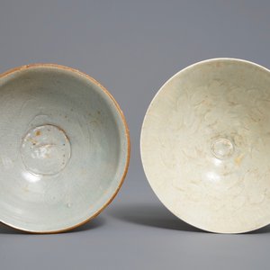Deux bols en porcelaine de Chine qingbai à décor incisé, Song — photo 6