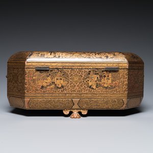 Deux bols et un vase en porcelaine de Chine famille rose de Canton et une boîte en laque, Qianlong et postérieur — photo 19