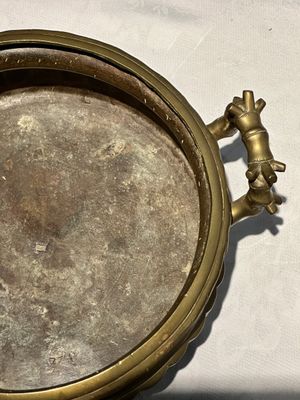 Deux brûle-parfums en bronze, un sur socle et trois vases, marque de Xuande, 19/20ème — photo 27