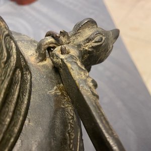 Deux brûle-parfums, un vase et un miroir en bronze, Chine, Ming et après — photo 54