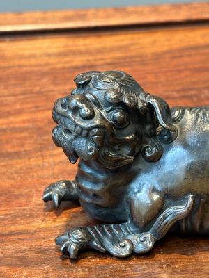 Deux compte-gouttes en bronze, Chine, Ming/Qing — photo 14