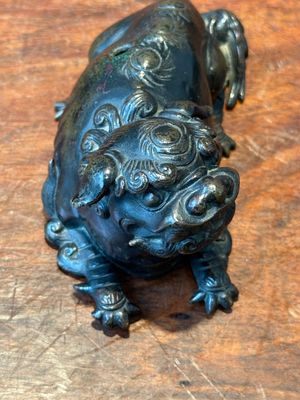 Deux compte-gouttes en bronze, Chine, Ming/Qing — photo 17