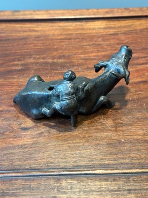 Deux compte-gouttes en bronze, Chine, Ming/Qing — photo 3