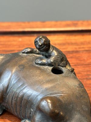 Deux compte-gouttes en bronze, Chine, Ming/Qing — photo 5