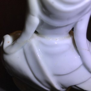 Deux figures de Guandi et Zhenwu en porcelaine blanc de Chine de Dehua, 18/19ème — photo 17