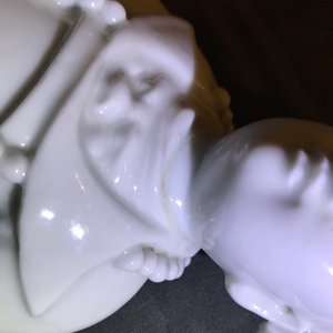 Deux figures de Guandi et Zhenwu en porcelaine blanc de Chine de Dehua, 18/19ème — photo 8