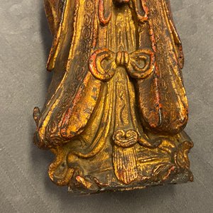 Deux figures en bronze laqué et doré, Chine, Ming — photo 14