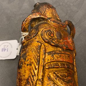 Deux figures en bronze laqué et doré, Chine, Ming — photo 18