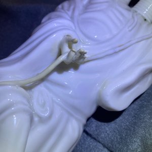 Deux figures en porcelaine blanc de Chine figurant Liu Hai et Guanyin, Kangxi — photo 21