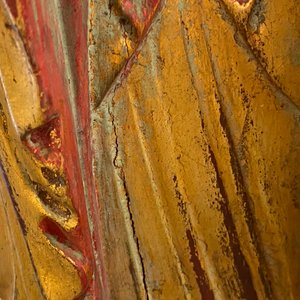 Deux grandes figures de Guanyin en bois doré et laqué, Chine, 18/19ème — photo 17
