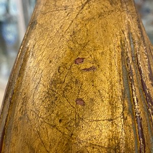 Deux grandes figures de Guanyin en bois doré et laqué, Chine, 18/19ème — photo 23