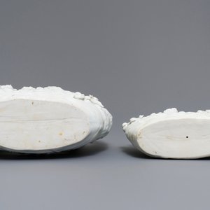 Deux groupes en porcelaine blanc de Chine de Dehua, 19ème — photo 6