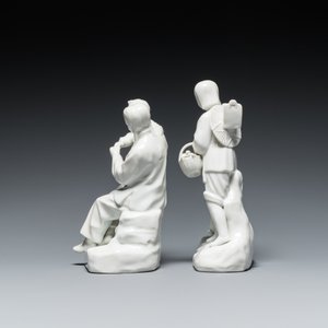 Deux groupes en porcelaine blanche de Chine aux sujets de la Révolution Culturelle, 20ème — photo 5