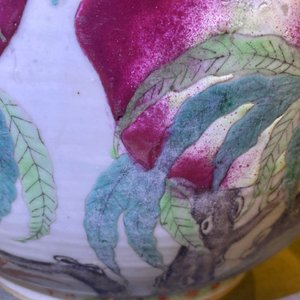 Deux jardinières en porcelaine de Chine famille rose, 19ème — photo 21