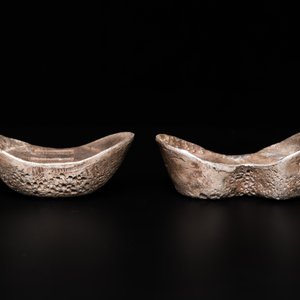 Deux lingots en argent, Chine, marque et probablement époque de Guangxu et Xuantong — photo 4