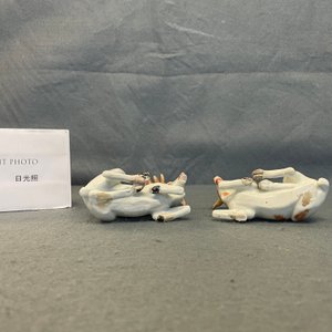 Deux modèles de cerfs en porcelaine, probablement Chelsea, Angleterre, 18ème — photo 20