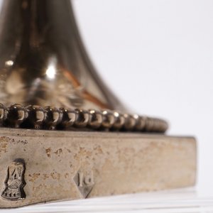 Deux paires de salerons et une paire de moutardiers en argent, 19/20ème — photo 8