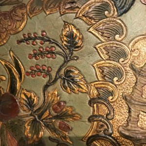 Deux panneaux de cuir de Cordoue, Flandres ou Pays-Bas, 18ème — photo 12