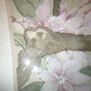 Deux peintures figurant un paysage et un oiseau sur branche, Chine, 18/19ème — photo 16