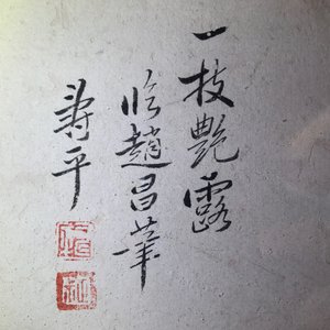 Deux peintures figurant un paysage et un oiseau sur branche, Chine, 18/19ème — photo 6