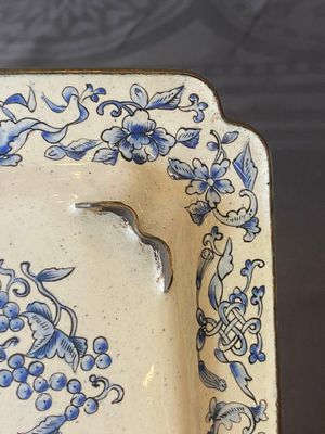 Deux plateaux de forme carrés en émaux de Canton à décor narratif, marque de Shou 壽, Chine, 18/19ème — photo 15