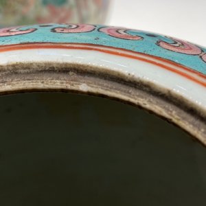 Deux pots à gingembre en porcelaine de Chine famille rose, 19ème — photo 28
