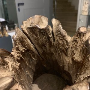 Deux pots à pinceaux en bois, Chine, 19/20ème — photo 18