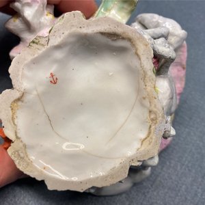 Deux salerons en forme de coquillages en porcelaine de Chelsea, Angleterre, 18ème — photo 16