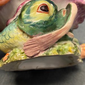 Deux salerons en forme de coquillages en porcelaine de Chelsea, Angleterre, 18ème — photo 20