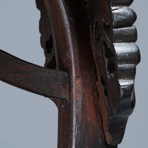Deux socles en bois sculpté et ajouré, Chine, 19/20ème — photo 12