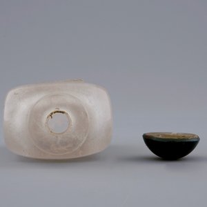 Deux tabatières en agate et cristal de rocher, Chine, 19/20ème — photo 7