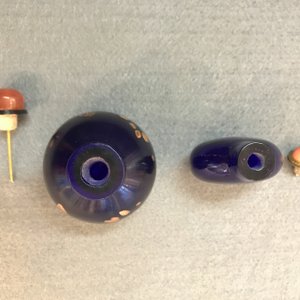 Deux tabatières en verre aventurine bleu saphir, Chine, 18/19ème — photo 7