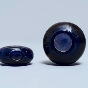 Deux tabatières en verre aventurine bleu saphir, Chine, 18/19ème — photo 4