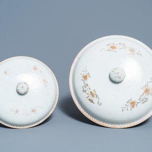 Deux terrines couvertes en porcelaine de Chine armoriée aux armes de Ross of Balnagowan pour le marché écossais, Qianlong — photo 8