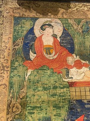 Deux thangkas représentant Chakrasamvara et un roi Shambhala, Tibet, 18/19ème — photo 13