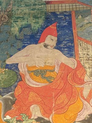 Deux thangkas représentant Chakrasamvara et un roi Shambhala, Tibet, 18/19ème — photo 5