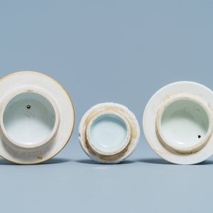 Deux théières en porcelaine de Chine famille rose et une décorée aux Pays-Bas, Kangxi/Qianlong — photo 9