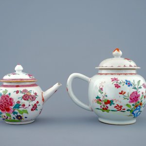Deux théières en porcelaine de Chine famille rose, Yongzheng/Qianlong, 18ème — photo 4