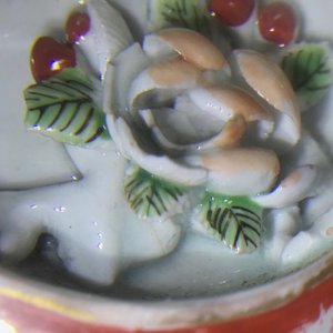 Deux théières en porcelaine Imari de Japon à fond bleu poudré, Edo, 17/18ème — photo 11