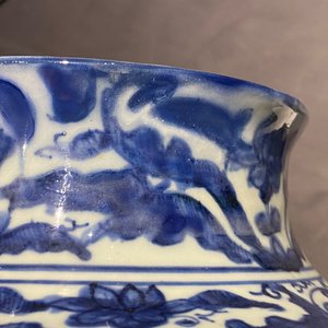 Deux vases couverts en porcelaine de Chine en bleu et blanc, Wanli — photo 34