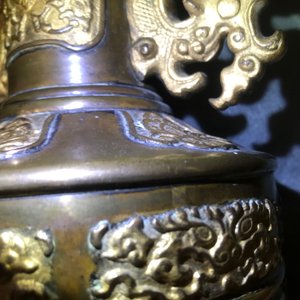 Deux vases en bronze, Chine, 19ème — photo 35