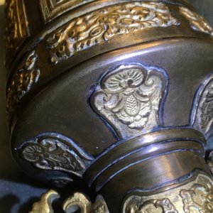 Deux vases en bronze, Chine, 19ème — photo 43