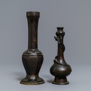 Deux vases en bronze, Chine, Ming — photo 4