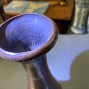 Deux vases en bronze incrusté d'argent et de cuivre pour le marché vietnamien, Chine, 19/20ème — photo 7