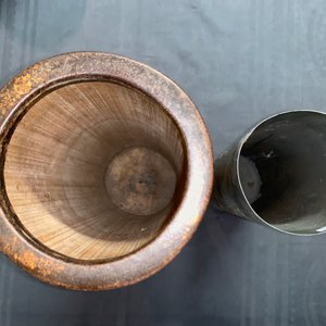 Deux vases en bronze incrusté et un ikebana à décor d'un aigle, Japon, Meiji, 19/20ème — photo 18