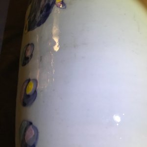 Deux vases en porcelaine de Chine bleu et blanc et famille rose, 19ème — photo 8