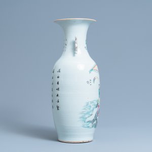 Deux vases en porcelaine de Chine famille rose, 19/20ème — photo 9